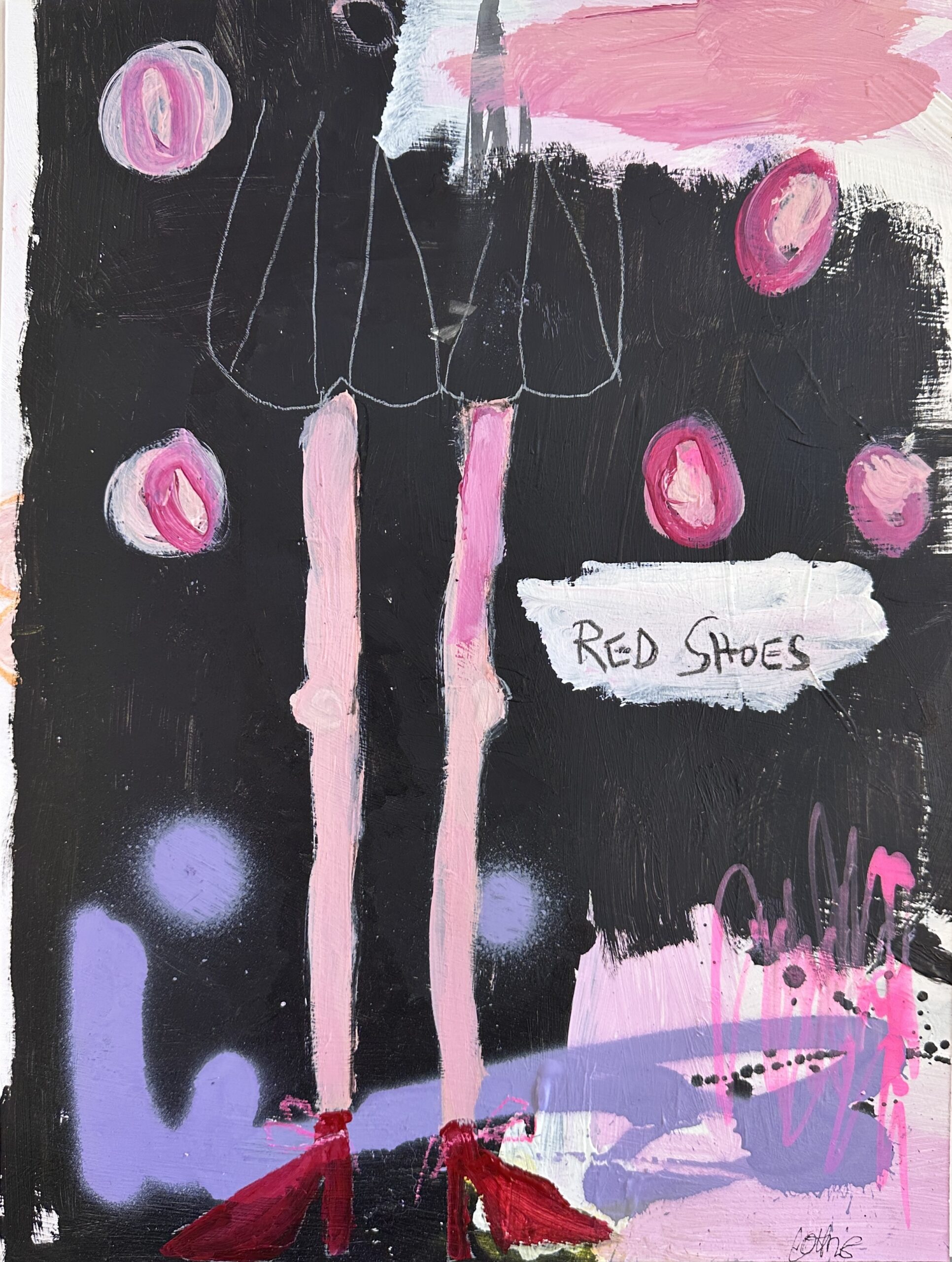 red shoes